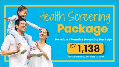 Premium Screening Package with Medical Officer (Female)