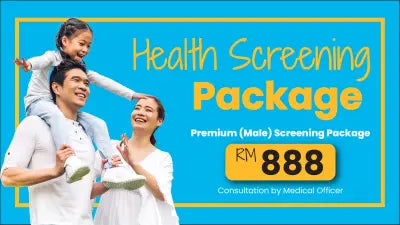 Premium Screening Package with Medical Officer (Male)