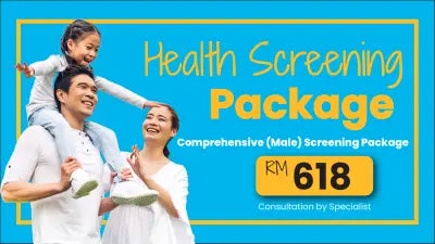 Comprehensive Screening with Specialist (Male)
